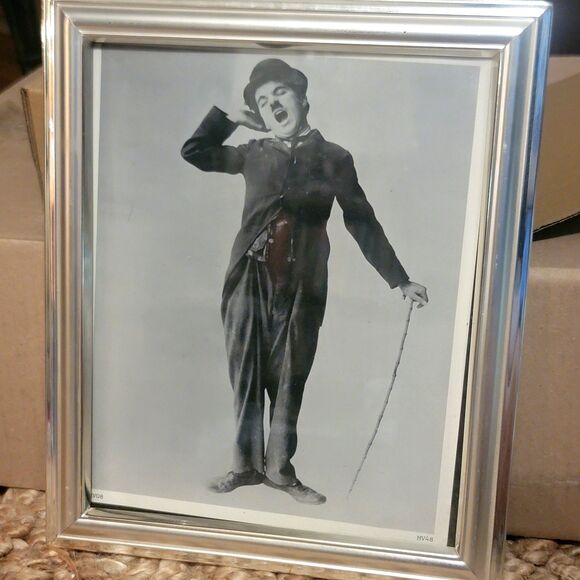 Charlie Chaplin (1954)—Vintage Photograph 8"x11" black & white photo - Picture 14 of 16